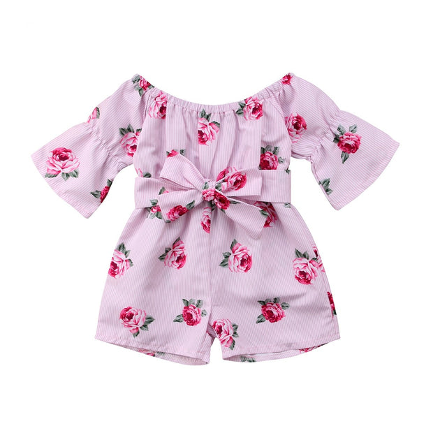 Princess Baby Girl Floral Romper - My Store