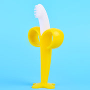 Silicone Banana Shape Training Toothbrush - My Store