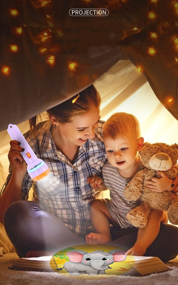 Baby Sleeping Story Book Flashlight Projector - My Store