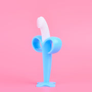 Silicone Banana Shape Training Toothbrush - My Store
