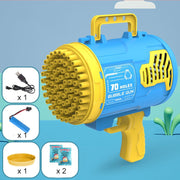 70 Holes Soap Bubbles Machine Gun - My Store