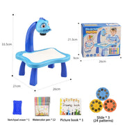 Children LED Projector Art Drawing Table Toys - My Store