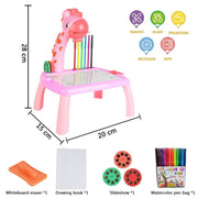 Children LED Projector Art Drawing Table Toys - My Store