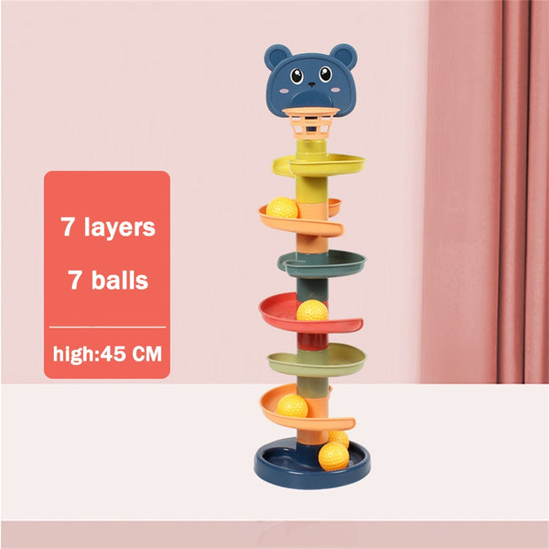 Rolling Ball Pile Tower Early Educational Toy - My Store