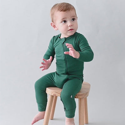 Bamboo Fiber Baby Zipper Jumpsuit - My Store