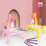 Children LED Projector Art Drawing Table Toys - My Store