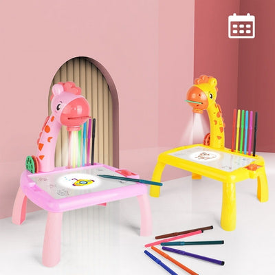 Children LED Projector Art Drawing Table Toys - My Store
