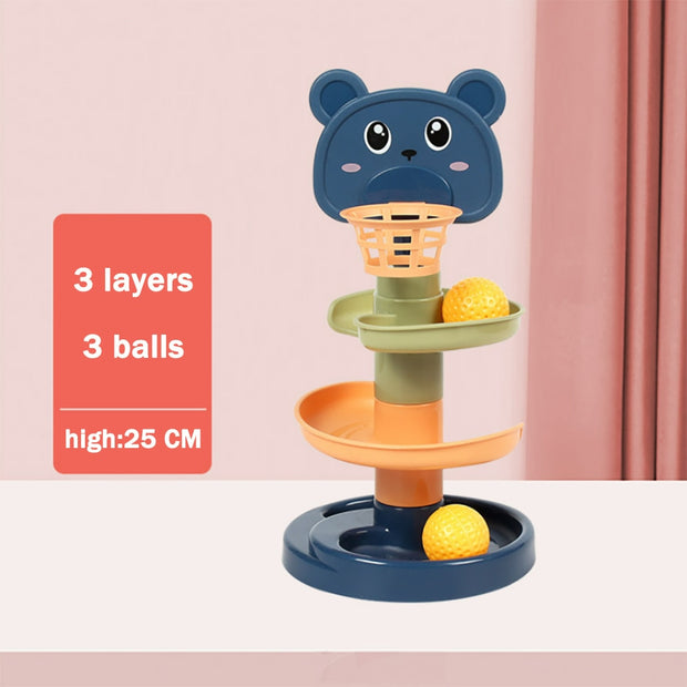 Rolling Ball Pile Tower Early Educational Toy - My Store